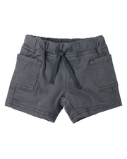 Bebe by Minihaha- BOYS CHARCOAL SHORTS 0-2