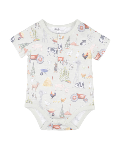 Bebe by Minihaha- CHESTER PRINT BODYSUIT