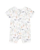 Bebe by Minihaha- ELLIS PRINT SS ZIP ROMPER