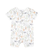 Bebe by Minihaha- ELLIS PRINT SS ZIP ROMPER