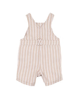 Bebe by Minihaha- BEIGE STRIPE OVERALLS