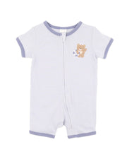 Bebe by Minihaha-AXEL ORGANIC STRIPE SS ZIPSUIT