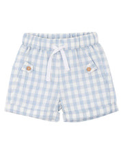 Bebe by Minihaha-AXEL CHECK SHORTS