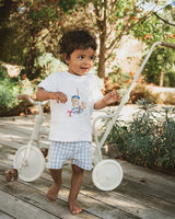 Bebe by Minihaha-AXEL CHECK SHORTS