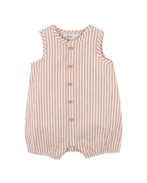 BRADY STRIPE WOVEN ROMPER