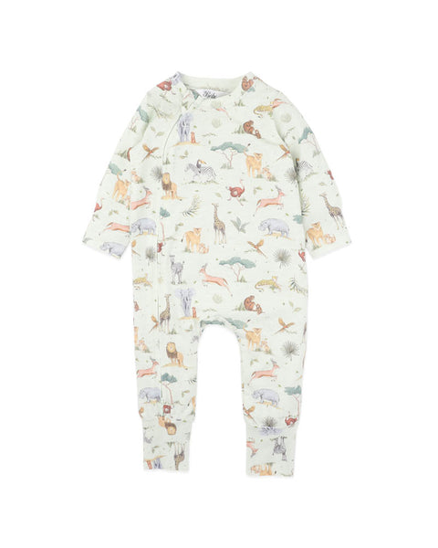 SWAY ORGANIC LONG SLEEVE ZIPSUIT
