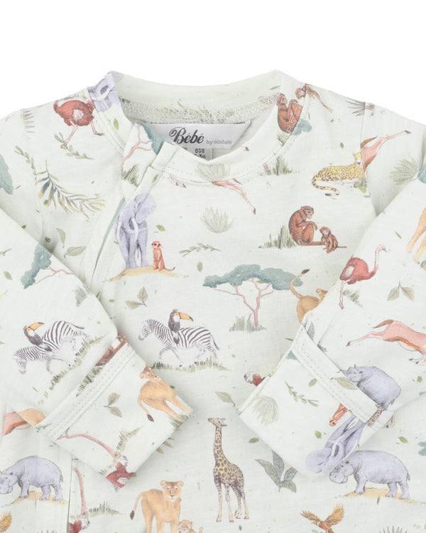 SWAY ORGANIC LONG SLEEVE ZIPSUIT