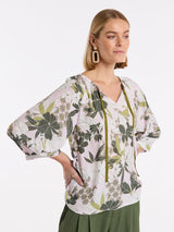 Marco Polo-  FLORAL MOSAIC TOP