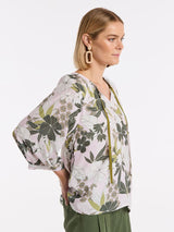 Marco Polo-  FLORAL MOSAIC TOP