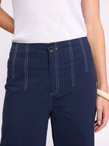 Marco Polo-  3/4 Wide Leg Pant Navy