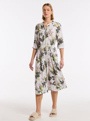 Marco Polo-  FLORAL MOSAIC DRESS