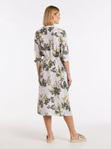 Marco Polo-  FLORAL MOSAIC DRESS