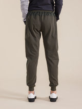 Marco Polo- Relaxed Contrast Jogger-Sage