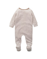 Bebe- ELI ZIP LS VELOUR ONESIE