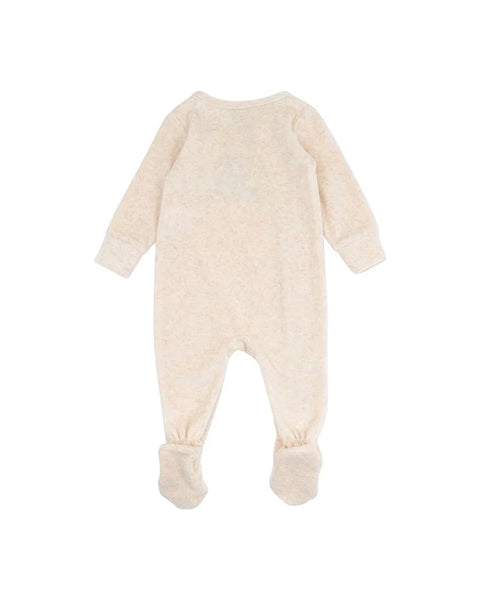 Bebe by Minihaha-MATEO VELOUR LS ZIP ONESIE