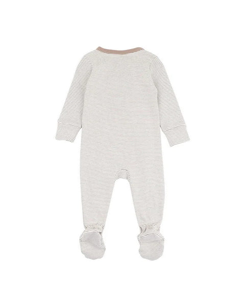 Bebe by Minihaha-MATEO STRIPE LS ZIP ONESIE