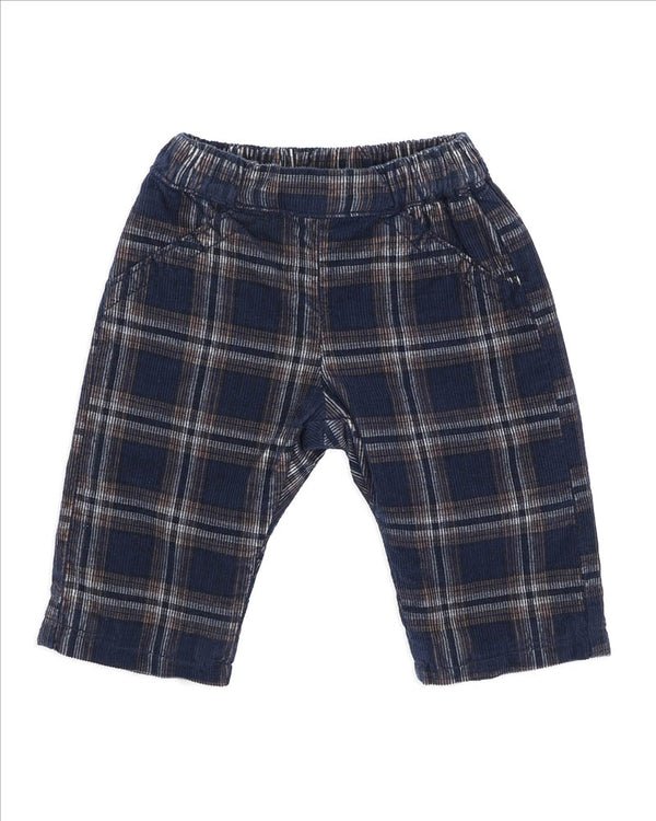 Jake Checkered Cord Pants