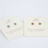 LOVE LUNAMEI-Inspiration Yantra Earrings in Gold or Silver