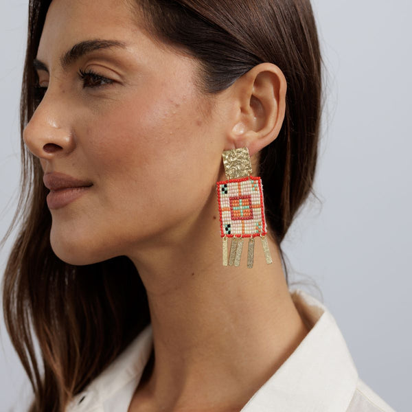 Willow Beaded Earrings