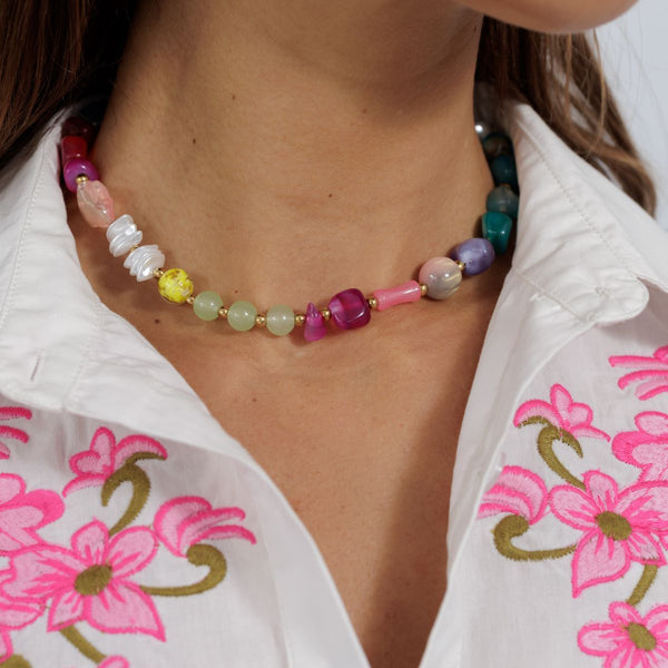 Frankie Beaded Necklace Multi