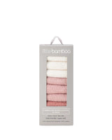 Baby Towelling Washers 10PK - Dusty Rose