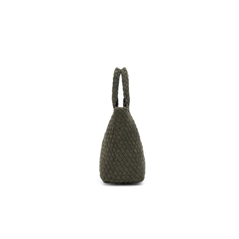 Cherie Olive 2 Piece Suedette Mini Handbag