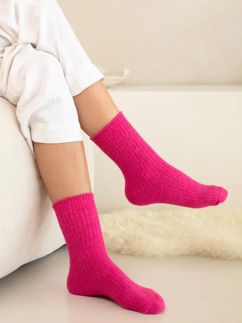 The Comfiest Socks - Fuchsia Pink