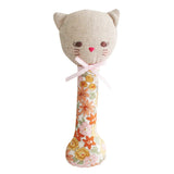 Alimrose Kitty Stick Rattle Sweet Marigold