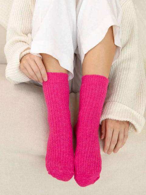 The Comfiest Socks - Fuchsia Pink