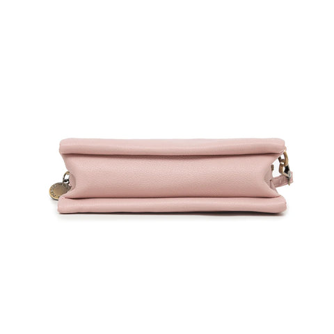 Edie Black Crossbody Bag-Pink
