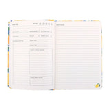 Italian Lemon Print Paper Recipe Journal