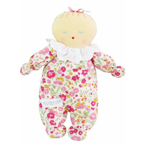 Asleep Awake Baby  Doll -Rose Garden