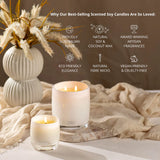 Lemongrass, Mandarin Zest, Tahitian Lime, Sandalwood Scented Soy Candle