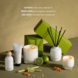Lemongrass, Mandarin Zest, Tahitian Lime, Sandalwood Room & Linen Mist