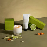 Lemongrass, Mandarin Zest, Tahitian Lime, Sandalwood Scented Soy Candle | 400gm