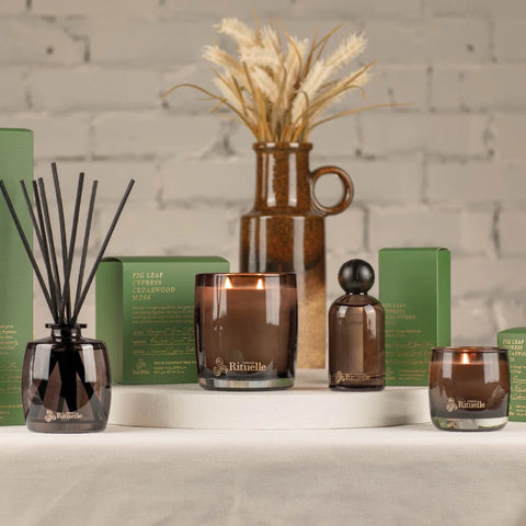 Urban Rituelle-Fig Leaf, Cypress, Cedarwood, Moss Scented Soy Candle