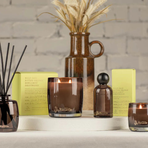 Urban Rituelle-Wild Sage, Bitter Orange, Bergamot, Driftwood Scented Soy Candle