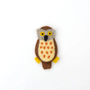 Tara Treasures-Felt Finger Puppet Owl