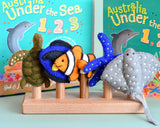 Tara Treasures-Australia Under the Sea 1, 2, 3 by Frané Lessac - Book and Finger Puppet Set