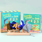 Tara Treasures-Australia Under the Sea 1, 2, 3 by Frané Lessac - Book and Finger Puppet Set