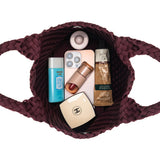 Riviera Burgundy 2 Piece Mini Tote Handbag