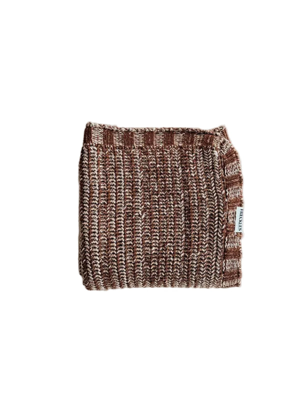 Chunky Knit Blanket Chocolate