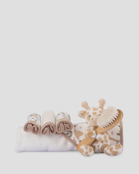 Stevie Necks Giraffe Bath Gift Set