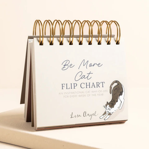 Be More Cat Desktop Flip Chart