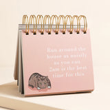 Be More Cat Desktop Flip Chart