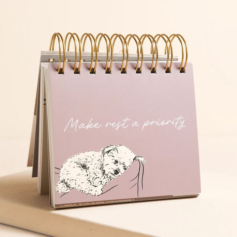 Be More Dog Desktop Flip Chart