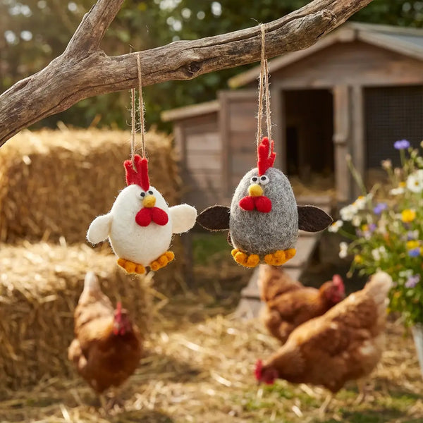 Albert Eggstein Hanging Felt