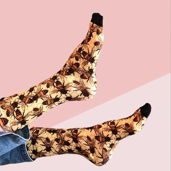 Red Fox Socks-Bee Hive