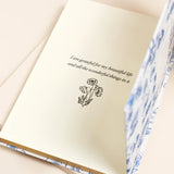 Blue Wildflower Self Care Daily Gratitude Journal