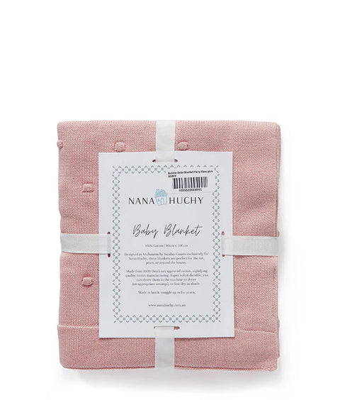 Baby Blanket - Bobble Pink